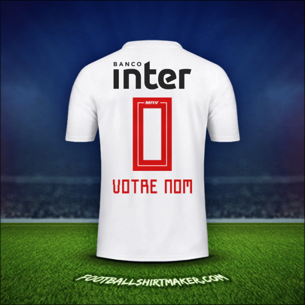Maillot Sao Paulo FC 2019/20 -  votre nom - 0