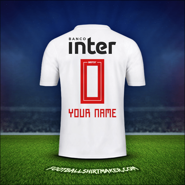 Jersey Sao Paulo FC 2019/20 -  your name - 0