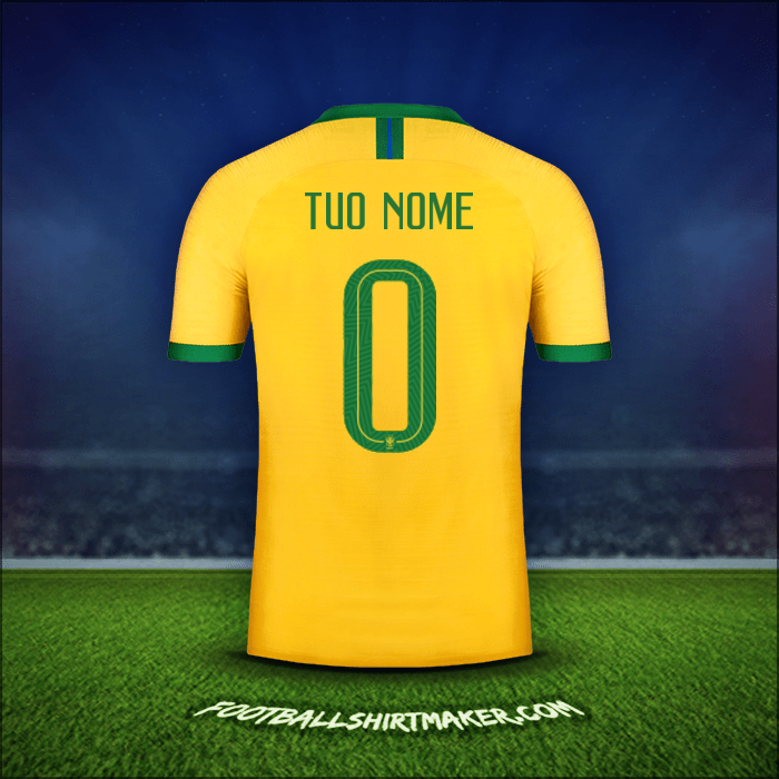 Maglia Brasile 2019 -  tuo nome - 0