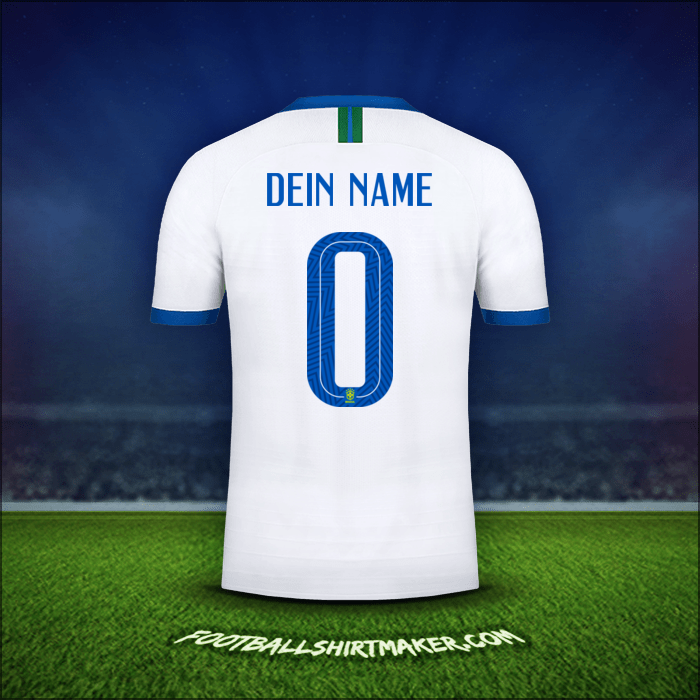 Trikot Brasilien 2019 Dritte -  dein name - 0