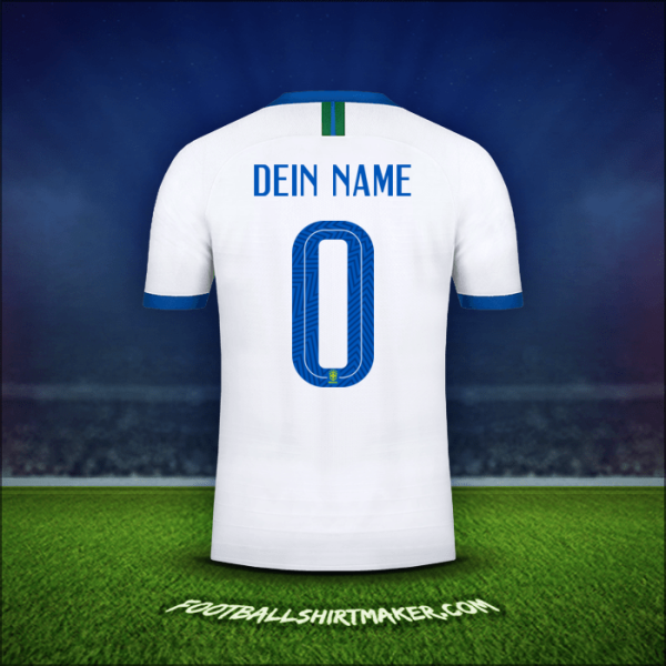 Trikot Brasilien 2019 Dritte -  dein name - 0