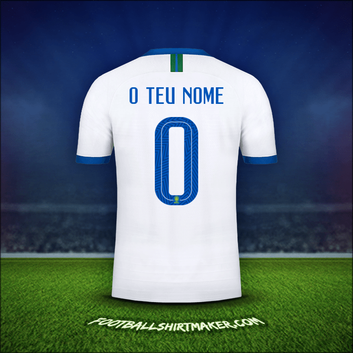 Camisola Brasil 2019 Terceira -  o teu nome - 0