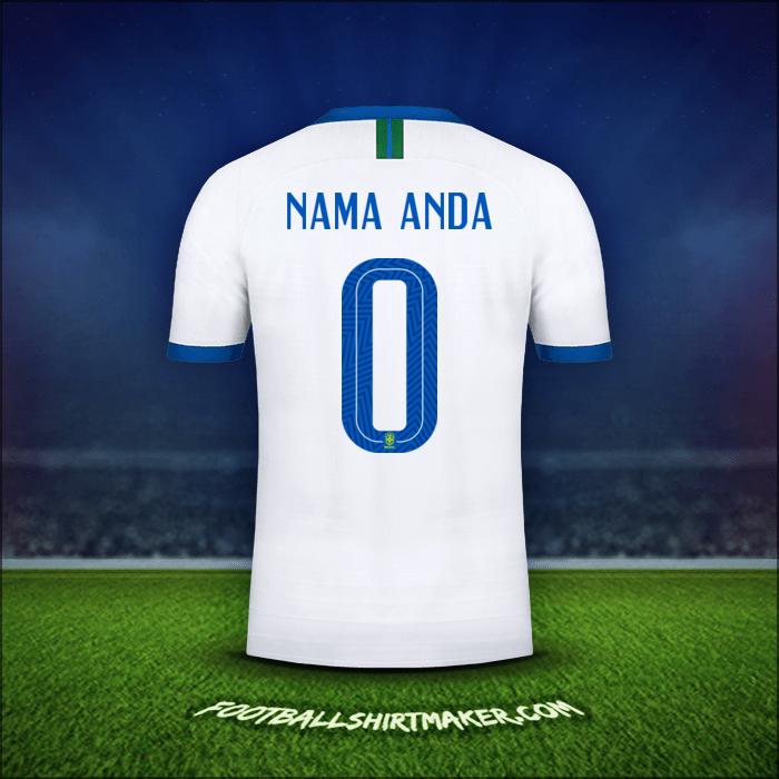 Jersey Brasil 2019 Ketiga -  nama anda - 0