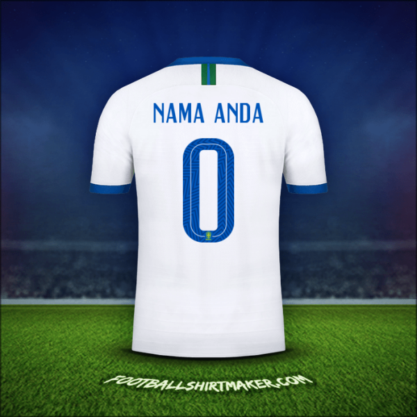 Jersey Brasil 2019 Ketiga -  nama anda - 0