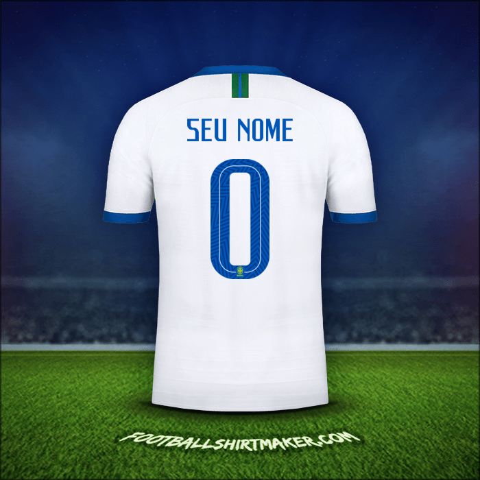 Camisa Brasil 2019 Terceira -  seu nome - 0