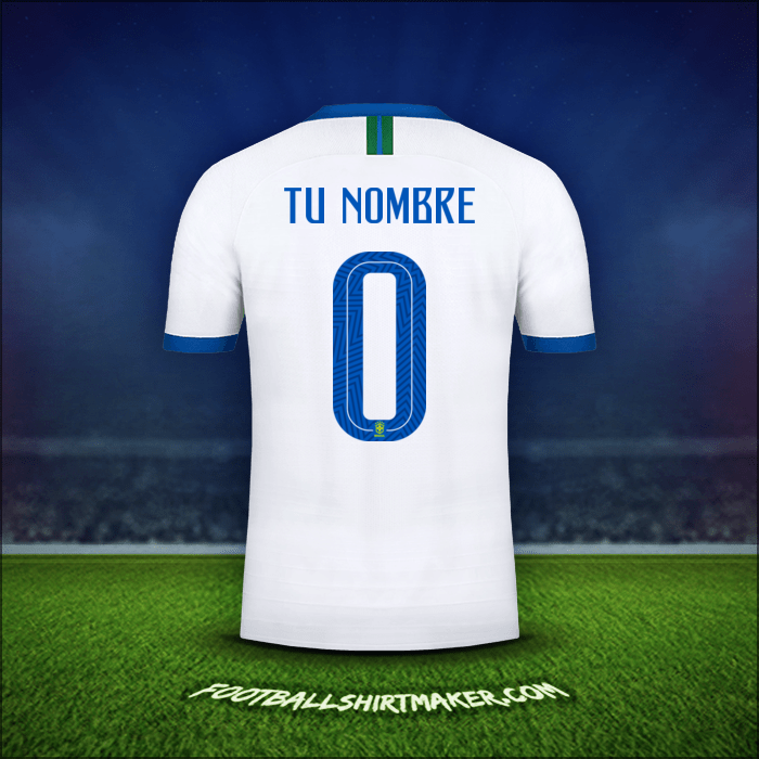 Jersey Brasil 2019 Tercera -  tu nombre - 0