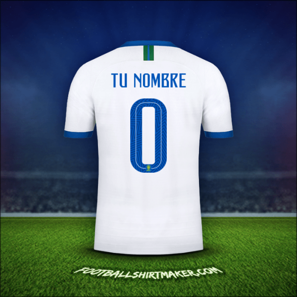 Jersey Brasil 2019 Tercera -  tu nombre - 0