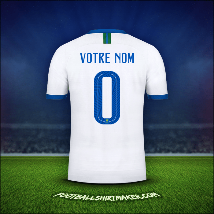 Maillot Brésil 2019 Troisième -  votre nom - 0