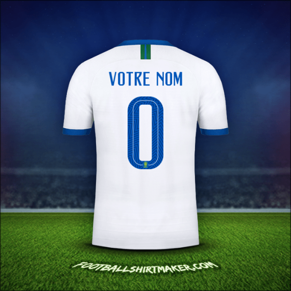 Maillot Brésil 2019 Troisième -  votre nom - 0