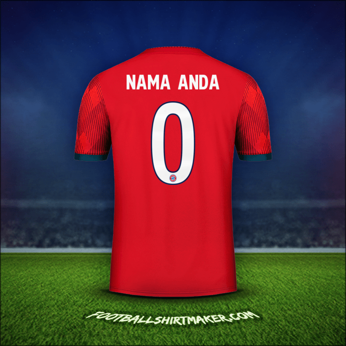 Jersey FC Bayern Munchen Cup 2018/19 -  nama anda - 0