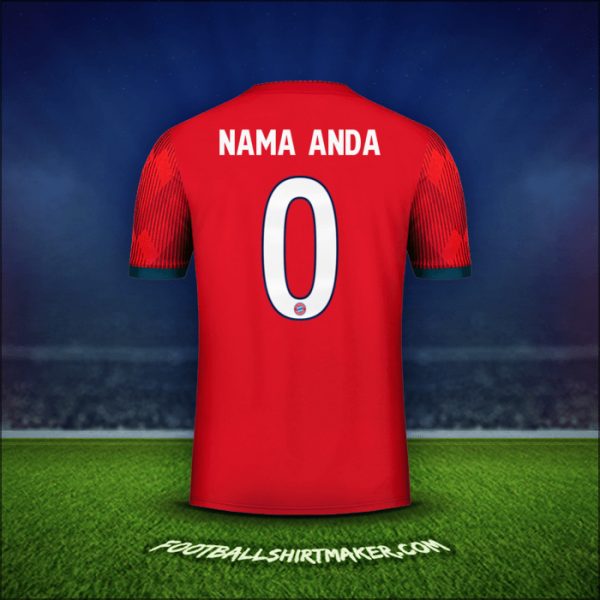 Jersey FC Bayern Munchen Cup 2018/19 -  nama anda - 0