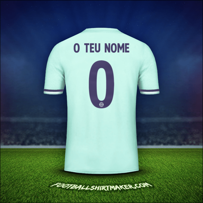 Camisola FC Bayern Munchen Cup 2018/19 Alternativa -  o teu nome - 0