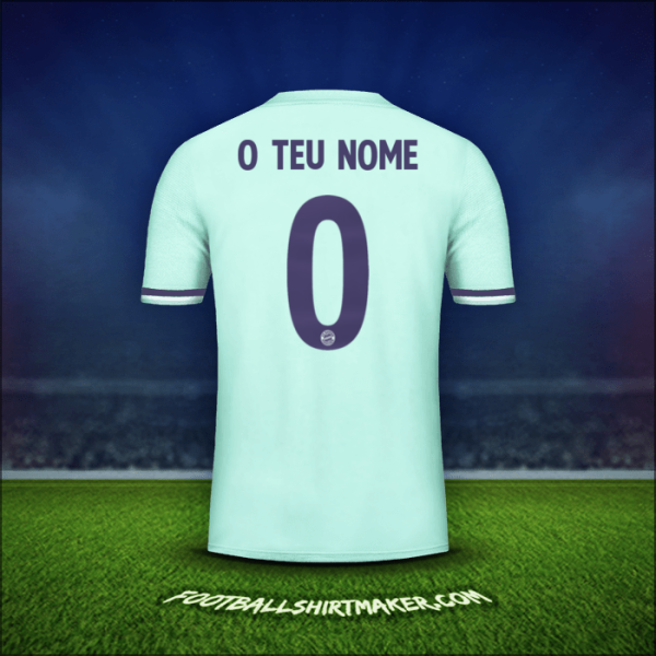 Camisola FC Bayern Munchen Cup 2018/19 Alternativa -  o teu nome - 0