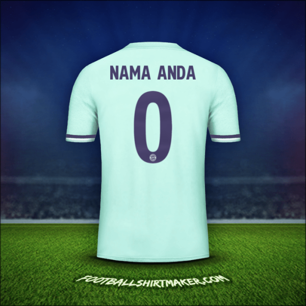 Jersey FC Bayern Munchen Cup 2018/19 Alternatif -  nama anda - 0