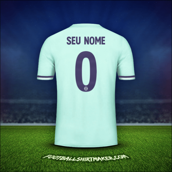 Camisa FC Bayern Munchen Cup 2018/19 Alternativa -  seu nome - 0