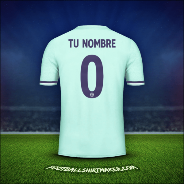 Jersey FC Bayern Munchen Cup 2018/19 Visita -  tu nombre - 0