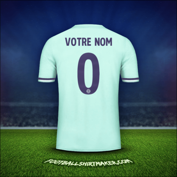 Maillot FC Bayern Munchen Cup 2018/19 Extérieur -  votre nom - 0
