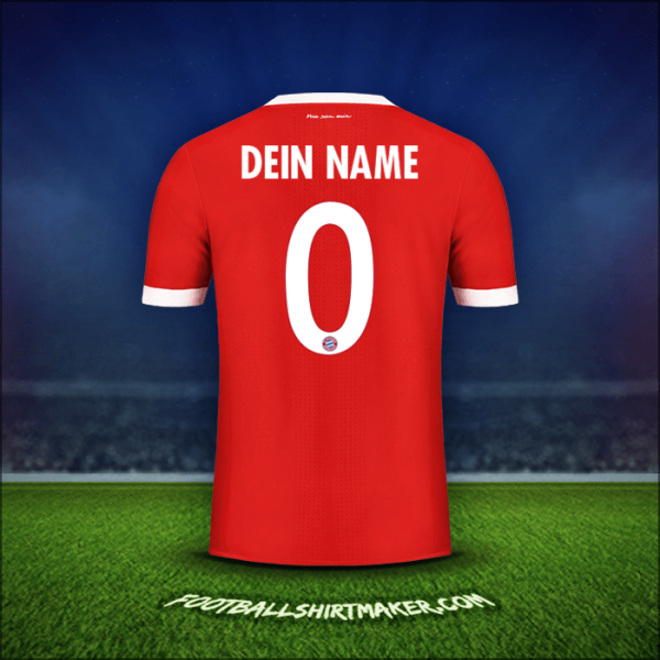 Trikot FC Bayern Munchen Cup 2017/18 -  dein name - 0