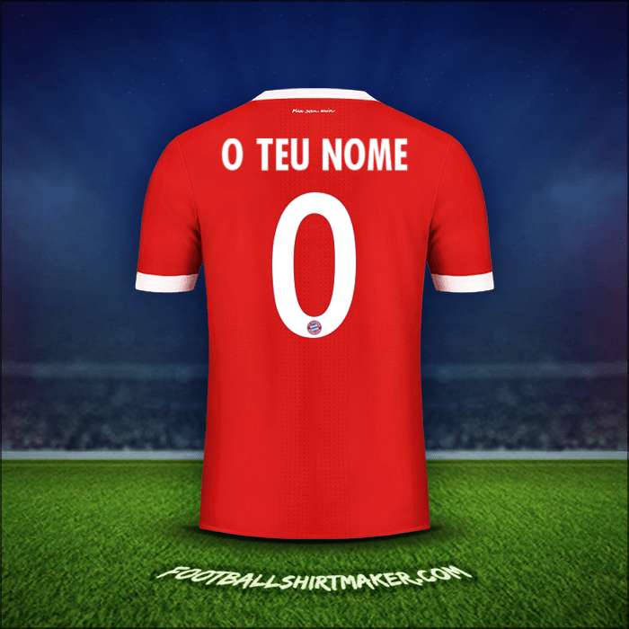 Camisola FC Bayern Munchen Cup 2017/18 -  o teu nome - 0