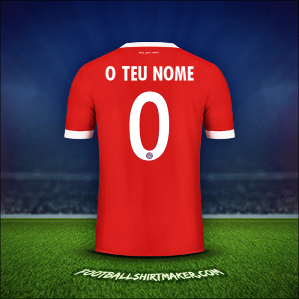 Camisola FC Bayern Munchen Cup 2017/18 -  o teu nome - 0