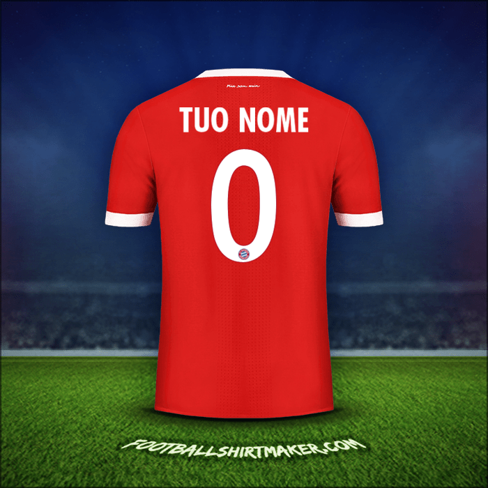 Maglia FC Bayern Munchen Cup 2017/18 -  tuo nome - 0