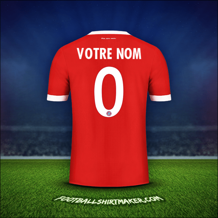 Maillot FC Bayern Munchen Cup 2017/18 -  votre nom - 0
