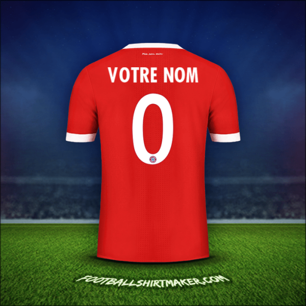 Maillot FC Bayern Munchen Cup 2017/18 -  votre nom - 0