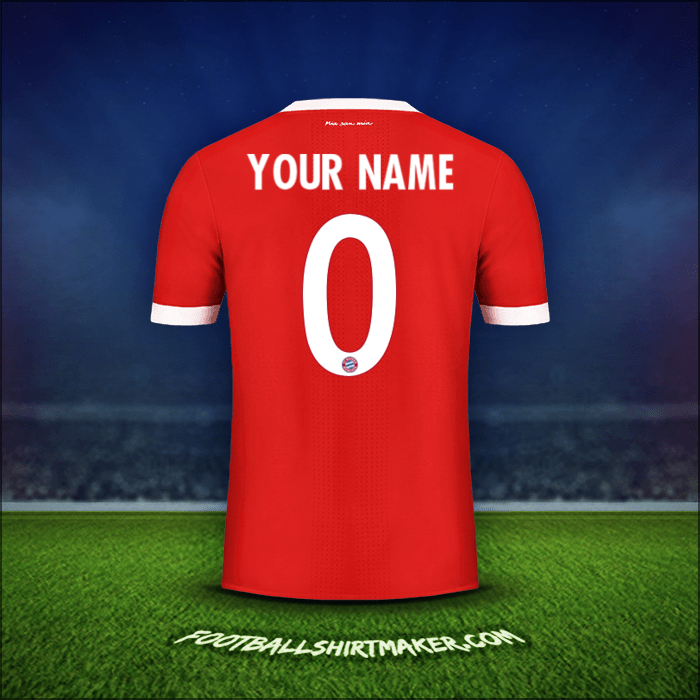 Jersey FC Bayern Munchen Cup 2017/18 -  your name - 0