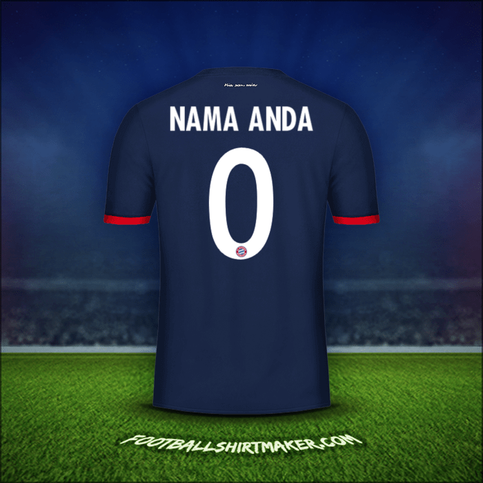 Jersey FC Bayern Munchen Cup 2017/18 Alternatif -  nama anda - 0