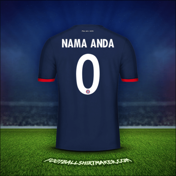 Jersey FC Bayern Munchen Cup 2017/18 Alternatif -  nama anda - 0