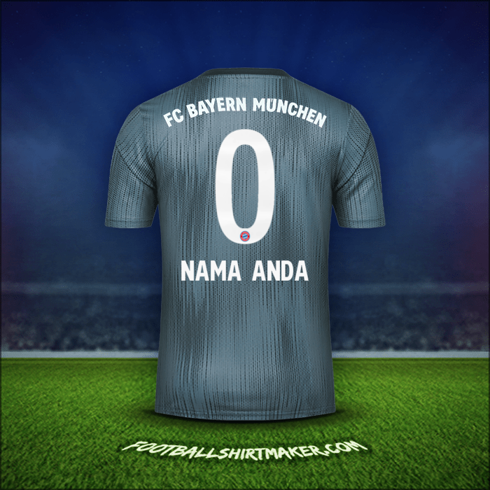 Jersey FC Bayern Munchen 2018/19 Ketiga -  nama anda - 0