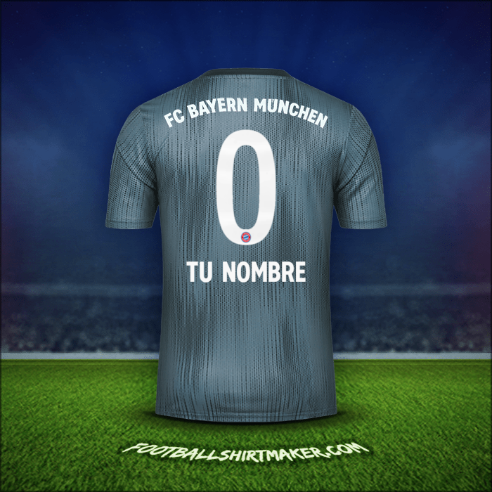 Camiseta FC Bayern Munchen 2018/19 Tercera -  tu nombre - 0