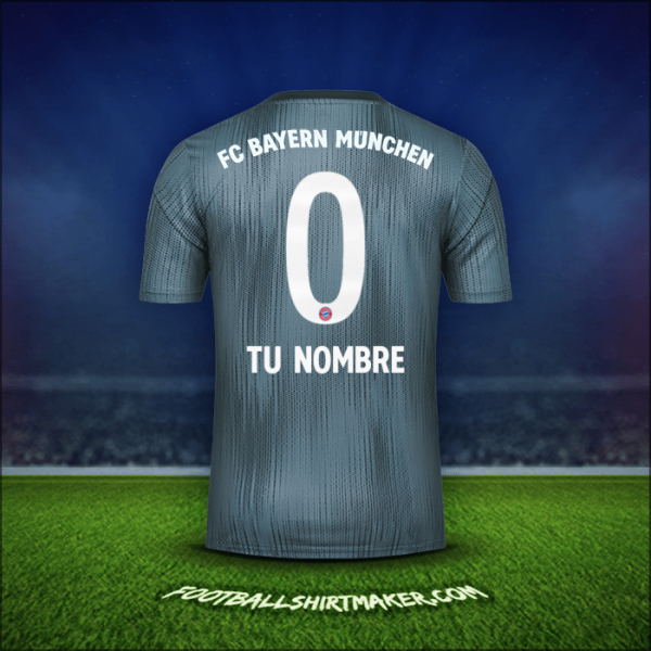 Camiseta FC Bayern Munchen 2018/19 Tercera -  tu nombre - 0