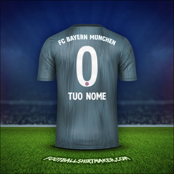 Maglia FC Bayern Munchen 2018/19 Terza -  tuo nome - 0