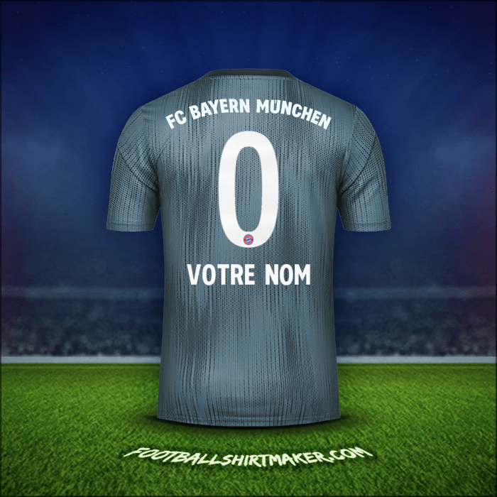 Maillot FC Bayern Munchen 2018/19 Troisième -  votre nom - 0