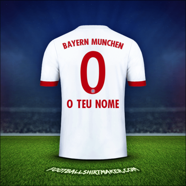 Camisola FC Bayern Munchen 2017/18 Terceira -  o teu nome - 0