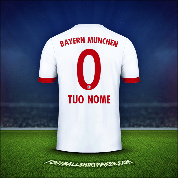 Maglia FC Bayern Munchen 2017/18 Terza -  tuo nome - 0