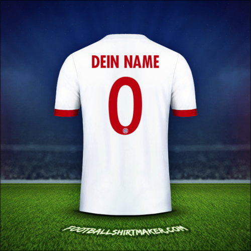 Trikot FC Bayern Munchen Cup 2017/18 Dritte -  dein name - 0