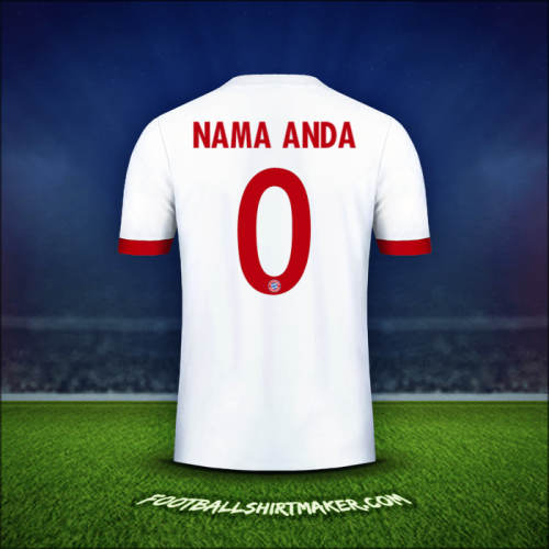 Jersey FC Bayern Munchen Cup 2017/18 Ketiga -  nama anda - 0