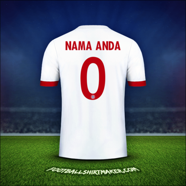 Jersey FC Bayern Munchen Cup 2017/18 Ketiga -  nama anda - 0