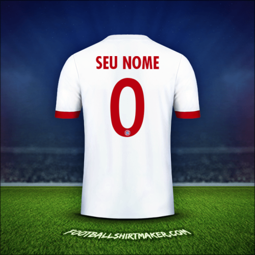 Camisa FC Bayern Munchen Cup 2017/18 Terceira -  seu nome - 0