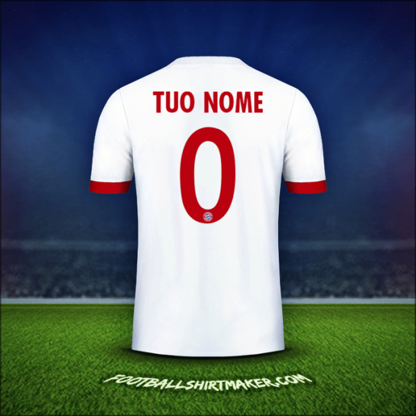 Maglia FC Bayern Munchen Cup 2017/18 Terza -  tuo nome - 0