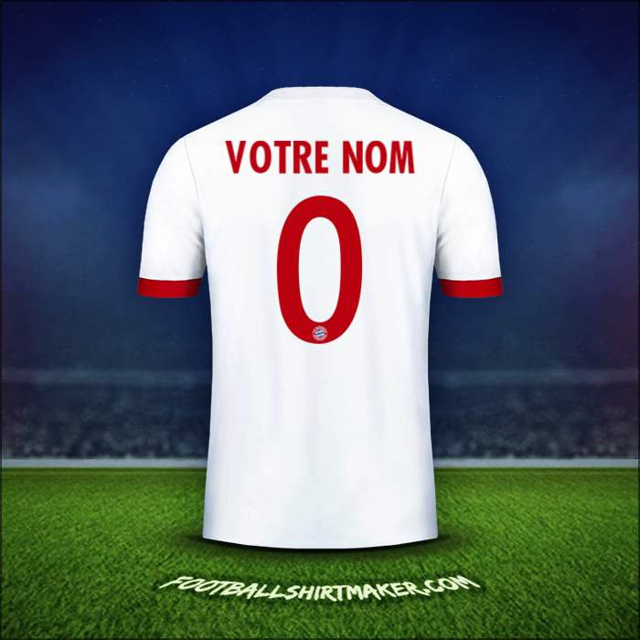 Maillot FC Bayern Munchen Cup 2017/18 Troisième -  votre nom - 0