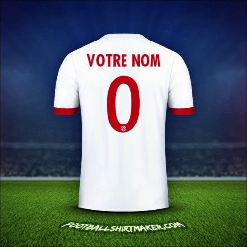 Maillot FC Bayern Munchen Cup 2017/18 Troisième -  votre nom - 0