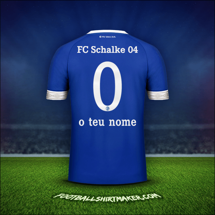 Camisola Schalke 04 2018/19 -  o teu nome - 0
