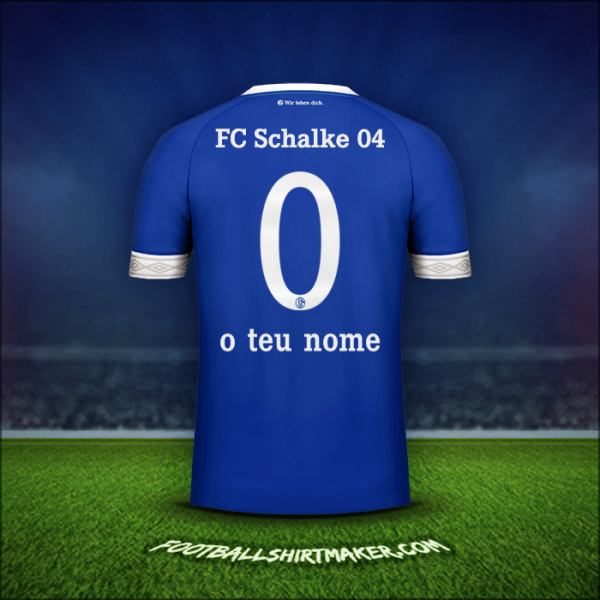 Camisola Schalke 04 2018/19 -  o teu nome - 0