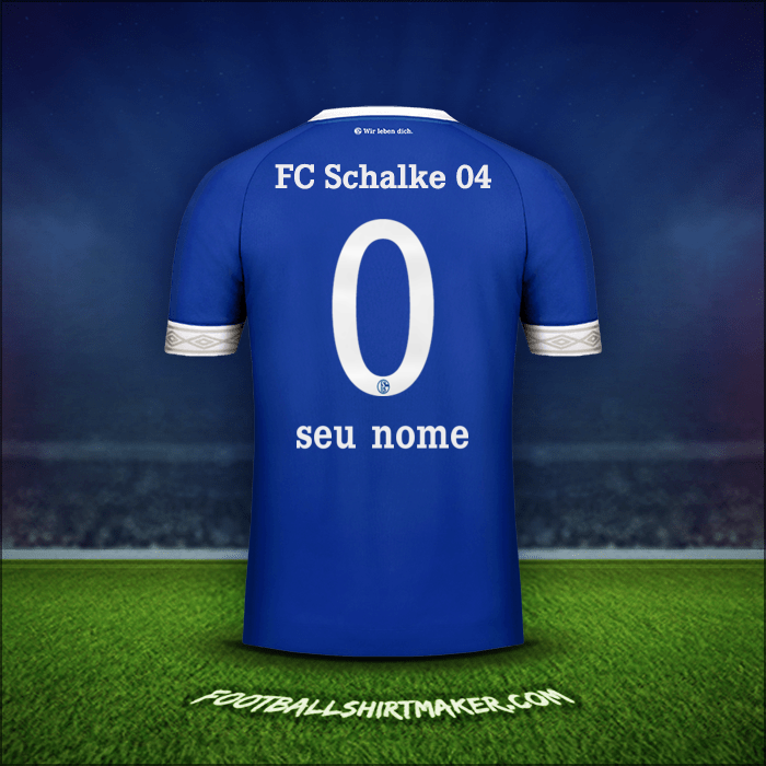 Camisa Schalke 04 2018/19 -  seu nome - 0