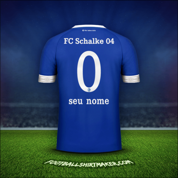 Camisa Schalke 04 2018/19 -  seu nome - 0
