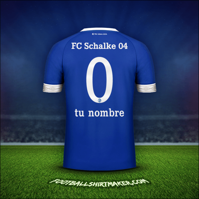 Camiseta Schalke 04 2018/19 -  tu nombre - 0
