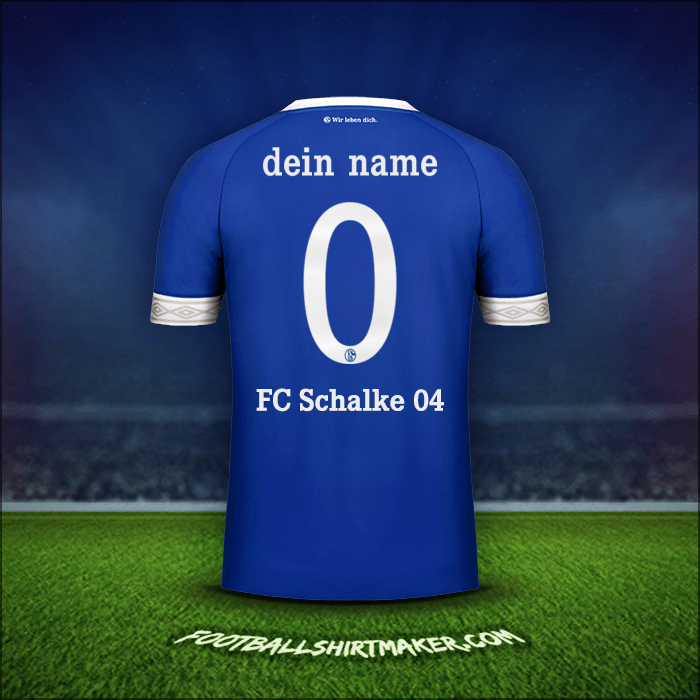 Trikot Schalke 04 Cup 2018/19 -  dein name - 0